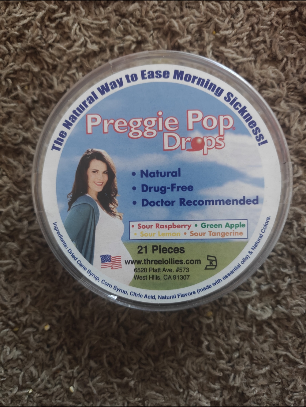 Natural Morning Nausea Relief - Blue Tin